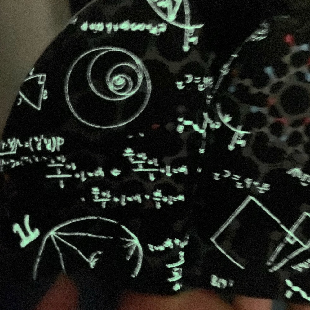 Last Chance - TOMS Slip-Ons - Glow-in-the-Dark Math Print